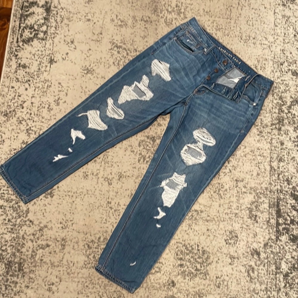 AMERICAN EAGLE Tomgirl straight leg jeans